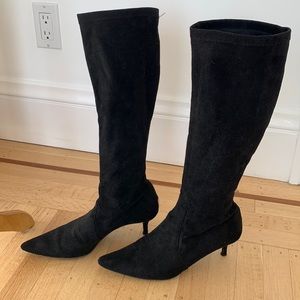 Donald pliner boots knee length. Pull on